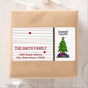 Etiqueta Feriado de Natal da Bola de Natal da Vintage White