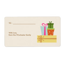 Feriado em Pilha de Caixas de Presente