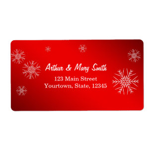 Etiqueta Feriado feliz no fundo vermelho