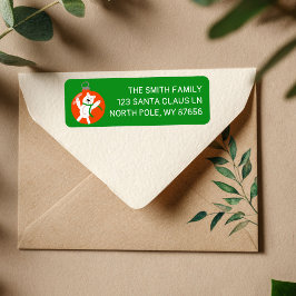 Etiqueta Feriado Natal do Enfeites de natal PolarBear charm