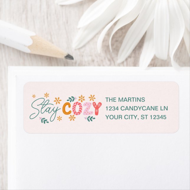 Etiqueta Férias de Natal Cozy (Insitu)