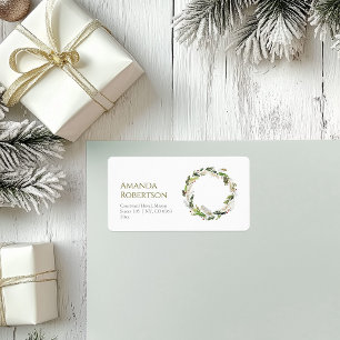 Etiqueta FEST Watercolor Wreath