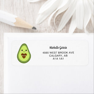 Etiqueta Festa de Chá de fraldas de Guacamole, abacate sagr