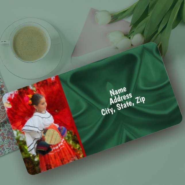 Etiqueta Fiesta Flower 2555 Endereço (Criador carregado)