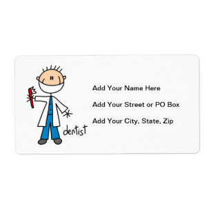 Etiqueta Figura da vara do dentista
