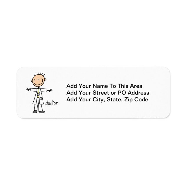 Etiqueta Figura do Dr Stick (Frente)