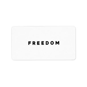 Etiqueta Figurino da Liberdade para Mulheres Homens