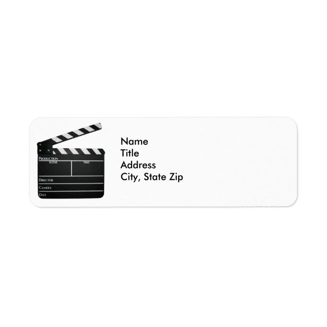 Etiqueta Filmadora de Filmes com Folha de Papelão com Folha (Frente)