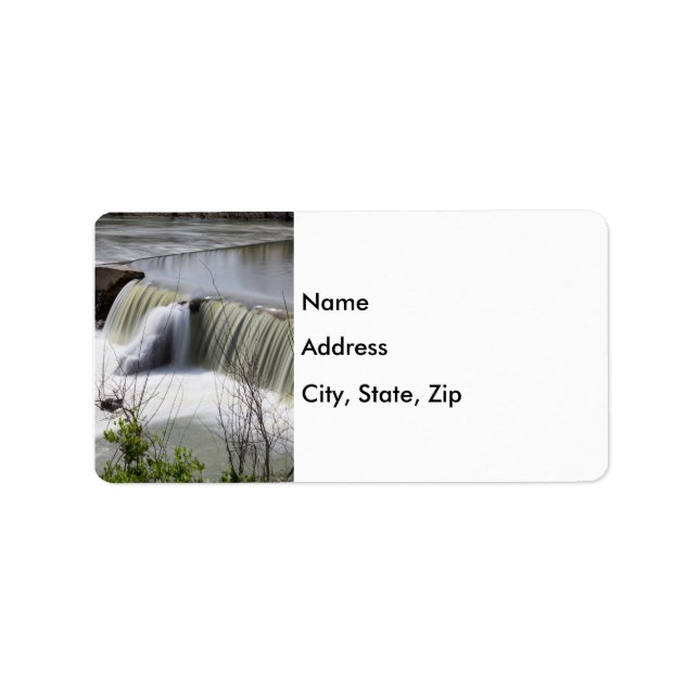 Etiqueta Finley Dam Waterfall (Frente)