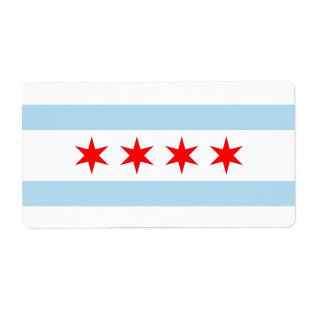 Etiqueta Flag of Chicago (Frente)