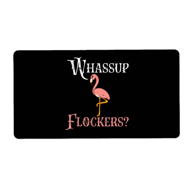 Etiqueta Flamingo | Bloqueadores Flamingo Whassup (Frente)