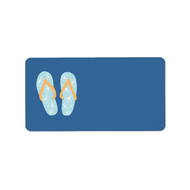 Etiqueta FlipFlops de Verão 1 (Frente)
