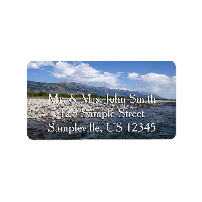 Etiqueta Floating Down the Snake River II (Frente)