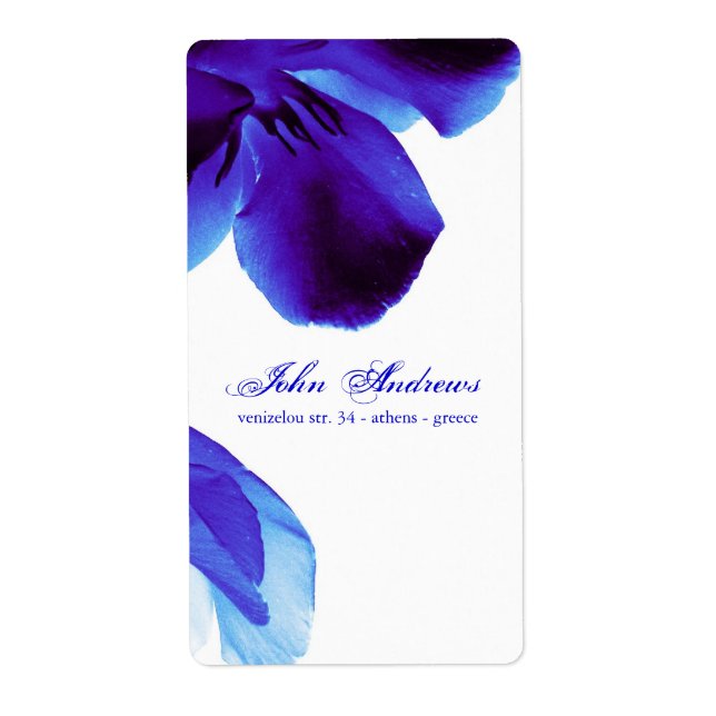 Etiqueta flor (Frente)