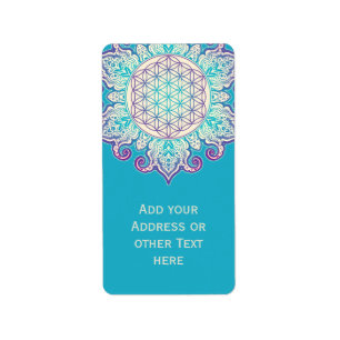 Etiqueta Flor Da Vida - Índia Mandala 2