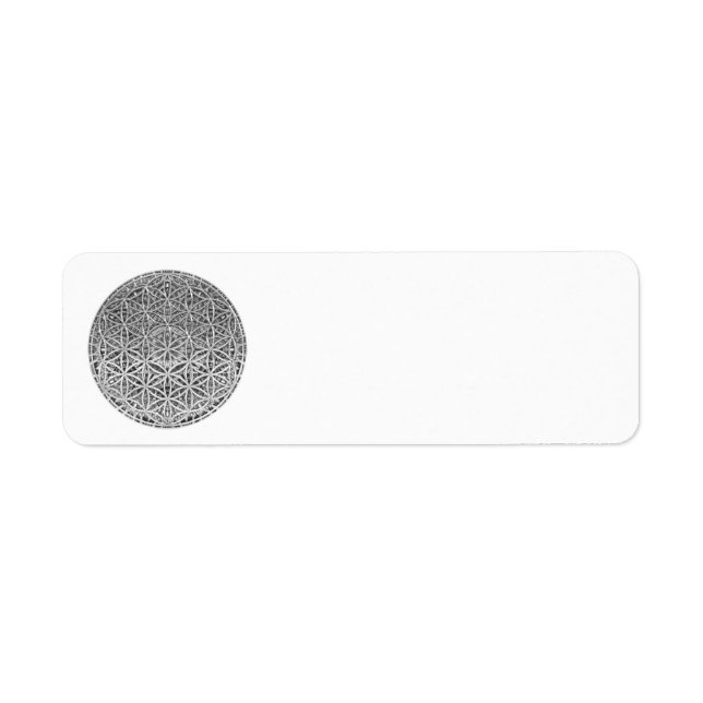 Etiqueta FLOR DA VIDA - Prata Medal (Frente)