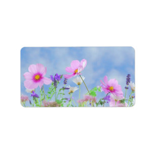 Etiqueta Flor selvagem