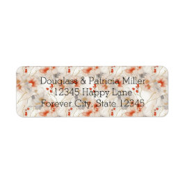 Etiqueta Floral Branco Belo