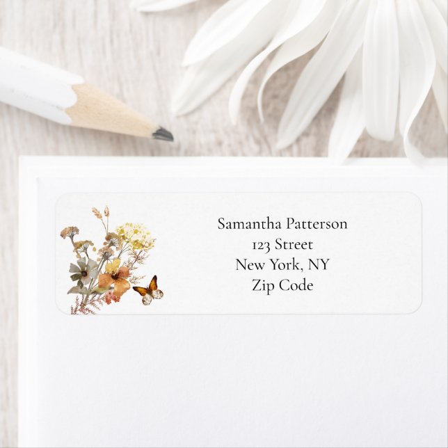 Etiqueta Floral de Aquarela (Insitu)