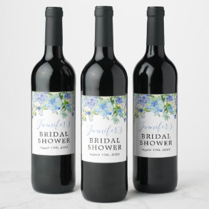 Etiqueta floral do vinho do chá de panela do
