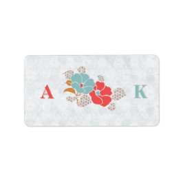 Etiqueta "Floral Elegance" Collection