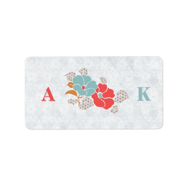 Etiqueta "Floral Elegance" Collection (Frente)