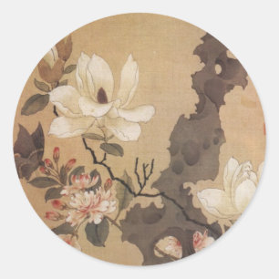 Etiqueta floral japonesa