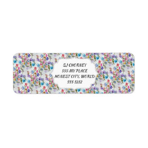 ETIQUETA FLORAL QUÍMICA
