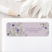 Floral Roxo Elegante