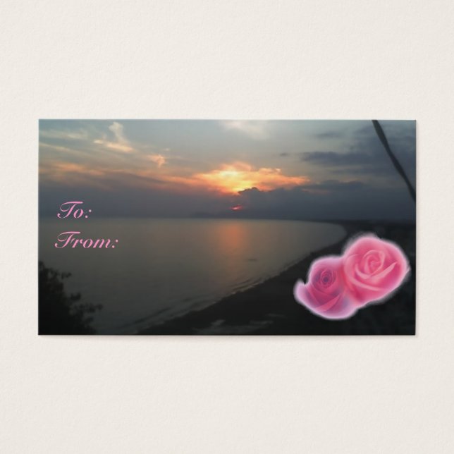 Etiqueta Floral Sunshine Gift (Frente)