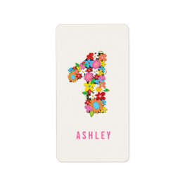 Etiqueta Flores de primavera Uma Festa de primeiro aniversa