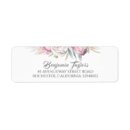 Etiqueta Flores de proteína-rei-rosa e Grama-Pampas