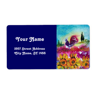 ETIQUETA FLORES E ROOSTER NEGRO