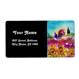 ETIQUETA FLORES E ROSTAS NEGROS