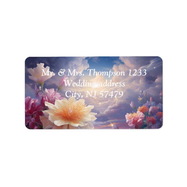 Etiqueta Flores Místicas do Realm Supernatural (Frente)