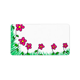 Etiqueta Flores Vinhas Florais Vinhas Flóridas Surgindo Let