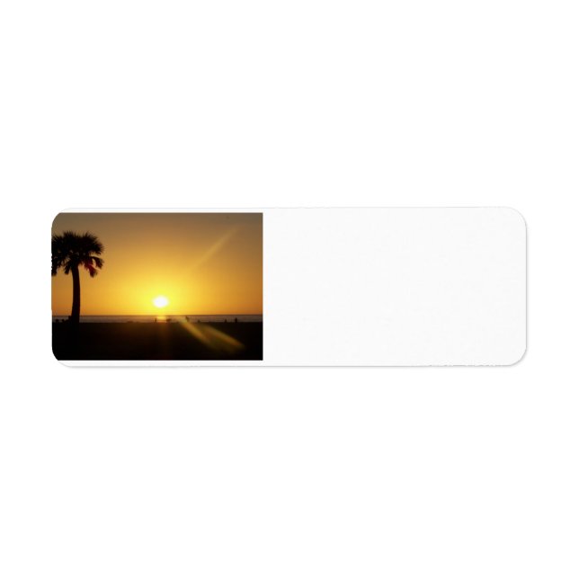 Etiqueta Flórida Sunset (Frente)