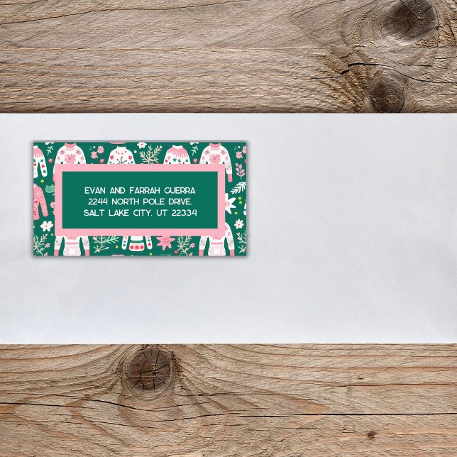 Etiqueta Fofo doce e doce, rosa e verde (Criador carregado)