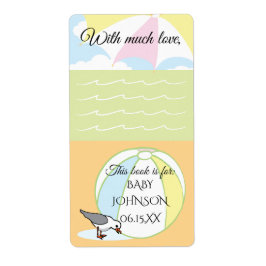 Etiqueta Folha de Indicadores de Bola de chá de fraldas Bea