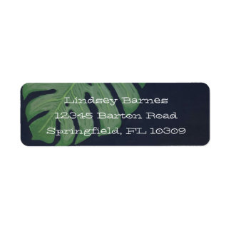 Etiqueta Folha de Monstera