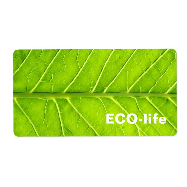 Etiqueta Folha verde (Frente)