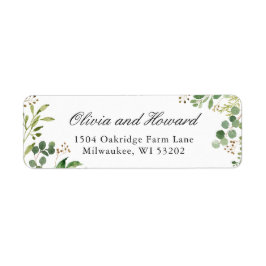 Etiqueta Folhagem Eucalyptus Greenerage