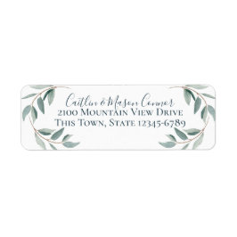 Etiqueta Folhas De Mola De Vidro Botânico