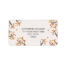 Folhas de outono de Endereço