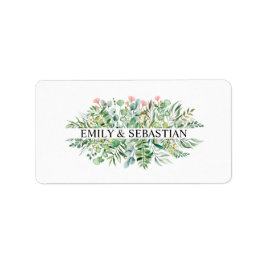 Etiqueta Folhetos personalizados de Eucalyptus