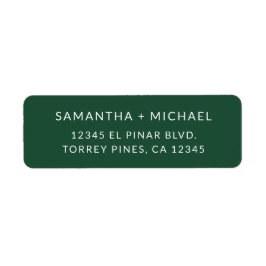 Etiqueta Fonte Serifada Decorativa Deep Pine para Agradecim