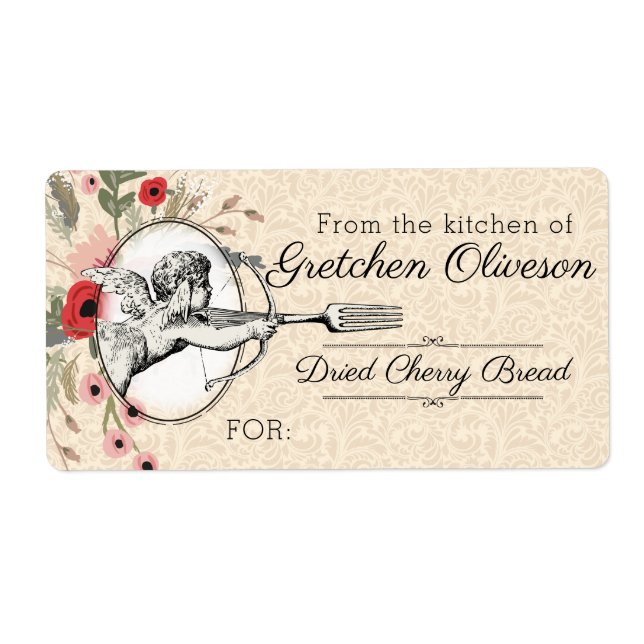 Etiqueta Fork venenoso da cozinha do autocolante (Frente)