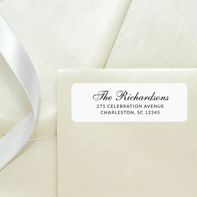 Etiqueta Formal and Classic | Black and White (Criador carregado)