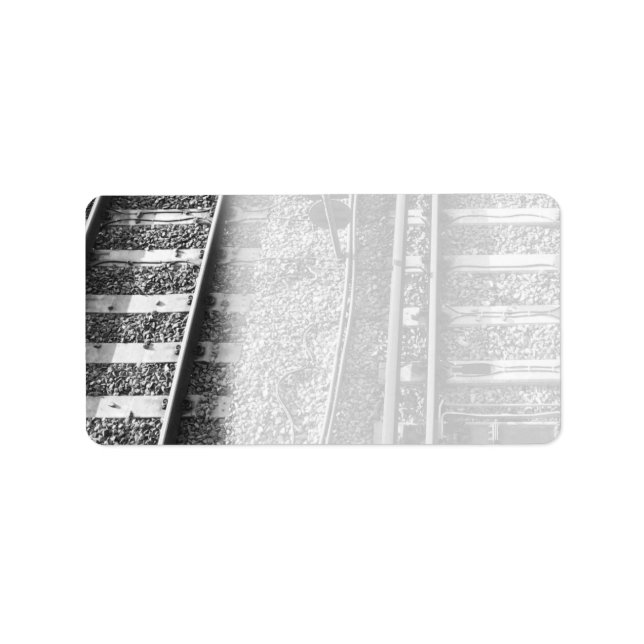 Etiqueta Foto do Caminho de Ferro. (Frente)