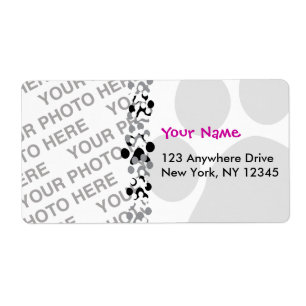 Etiqueta Foto personalizada do animal de estimação